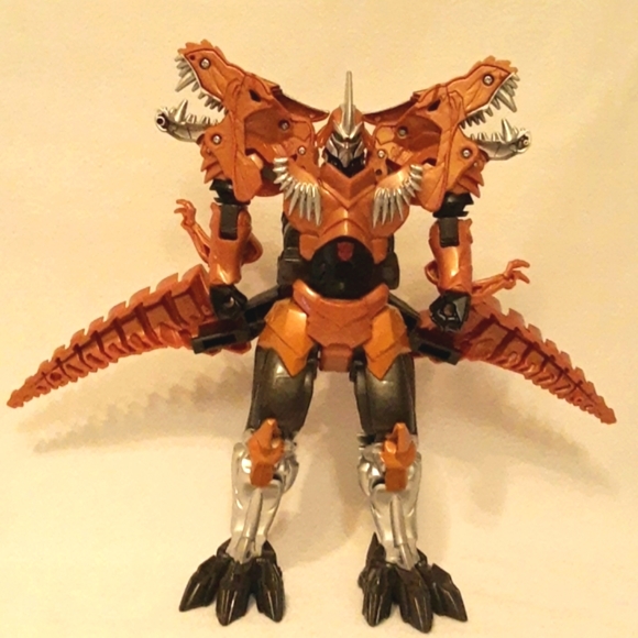 Transformers Age of Extinction Flip & Change GRIMLOCK with Box - Picture 4 of 16